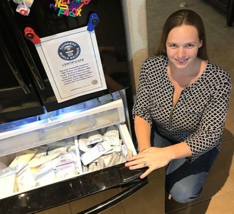 American mother sets Guinness World Record by donating 2,600 litres of breastmilk to help premature babies