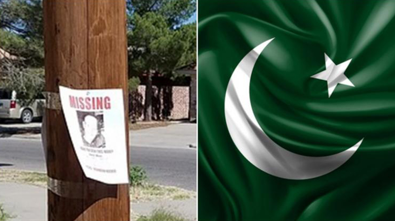 Family members demonstrate in Pakistan, blocking highway to demand return of missing student