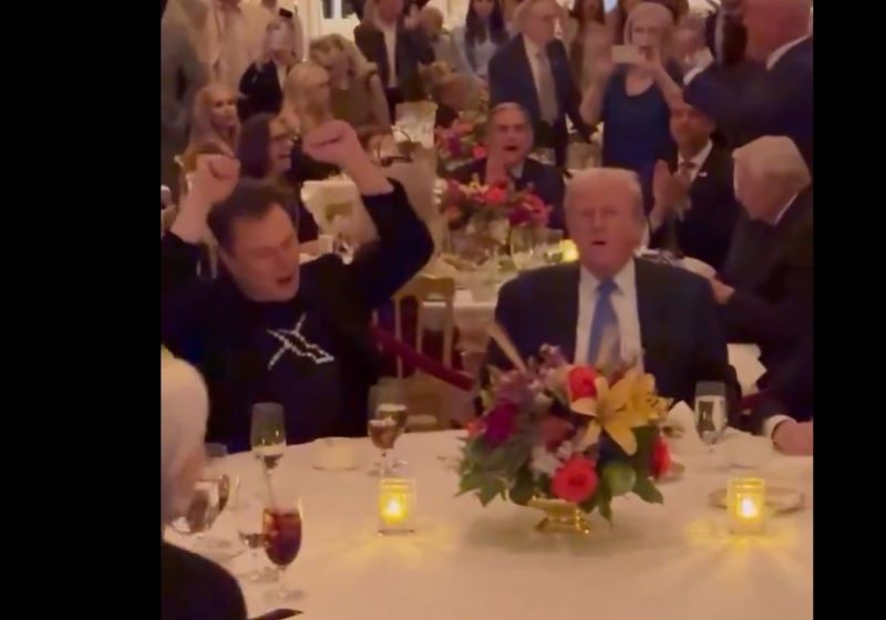 Donald Trump, Elon Musk celebrate Thanksgiving together, Tesla boss grooves to YMCA song