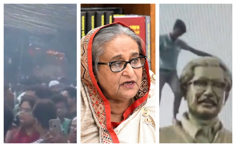 Bangladesh violence: Bangabandhu Memorial Museum set on fire, Sheikh Mujibur Rahman's statue vandalised in Dhaka