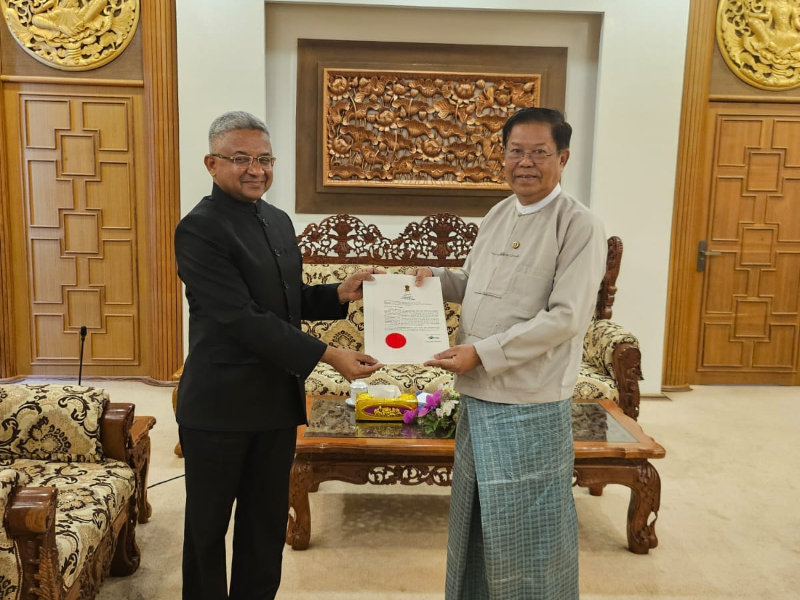 Indian envoy meets Myanmar Deputy Prime Minister, discusses multifaceted relations