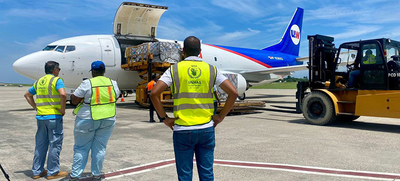 UN humanitarian flight carries vital medical supplies to Haiti