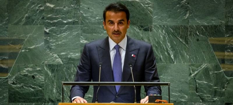 Qatar will continue to mediate for peace in Gaza, says Amir Al Thani while addressing UNGA