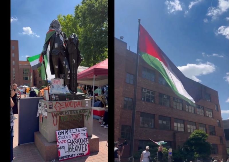 US Police arrest dozens to clear off pro-Palestinian encampment at George Washington University