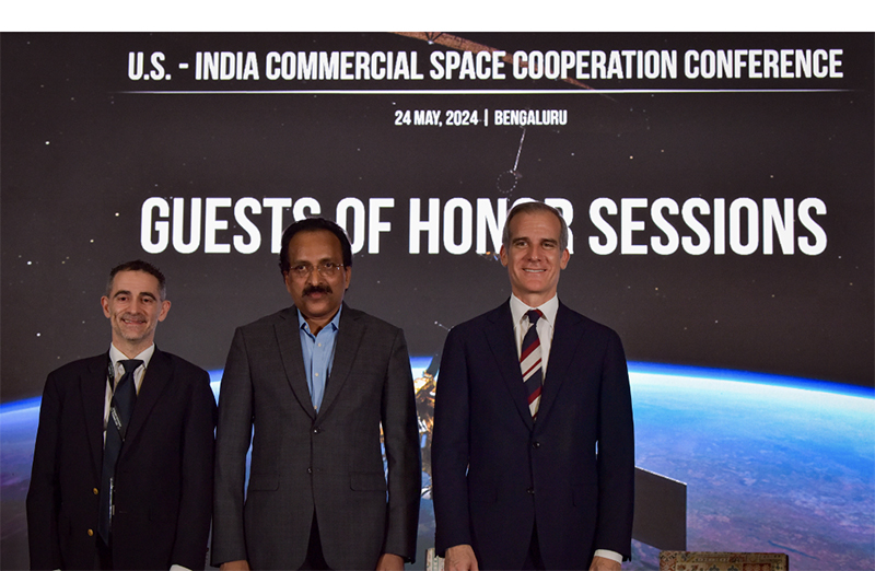 US envoy Eric Garcetti visits Bengaluru, meets ISRO Chairman Somanath and other business leaders to discuss space collaboration